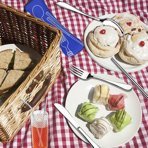 8pcs Premium Cutlery Travel (Portable) Set Stainless Steel (Knife, Fork, Spoon) - Picture 6 of 10