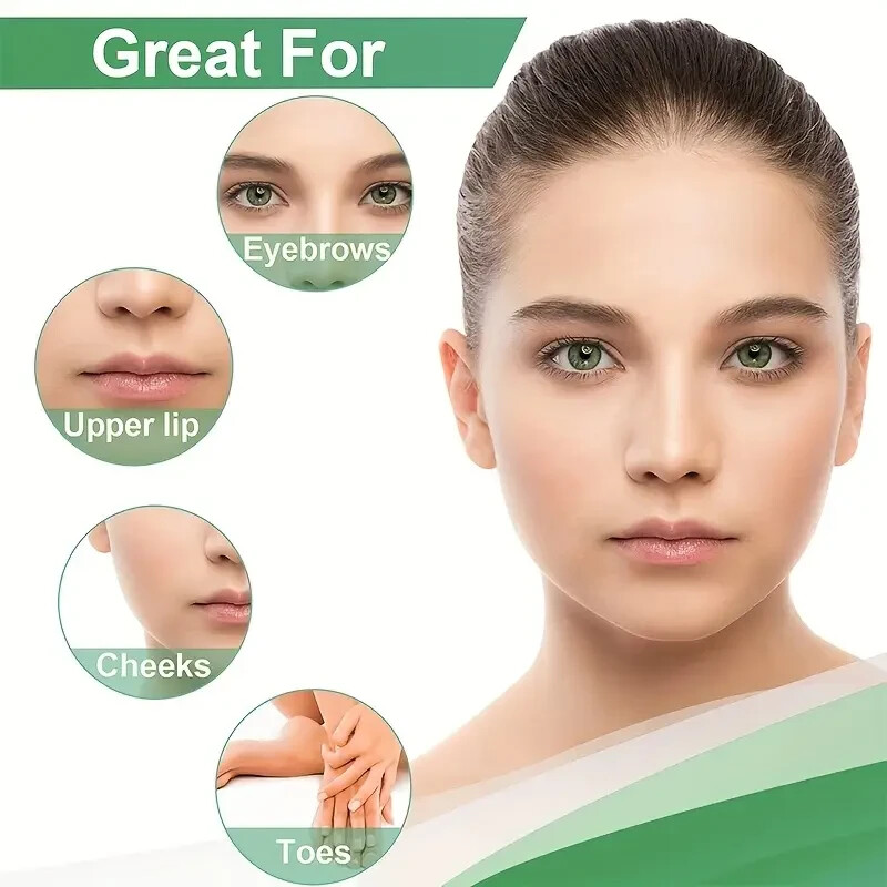 Facial Wax strips for Hair Removal Woman's face & lips- 30strips & All Skins ty