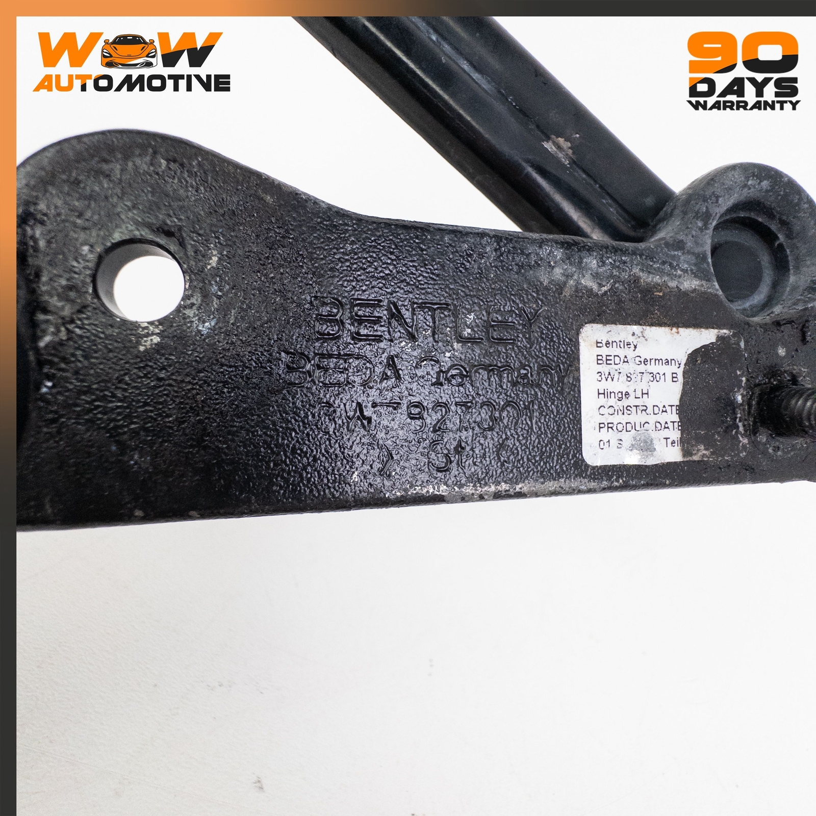 07-13 BENTLEY CONTINENTAL GTC TRUNK LID HINGES LIFT SUPPORT SHOCK ABSORBER OEM