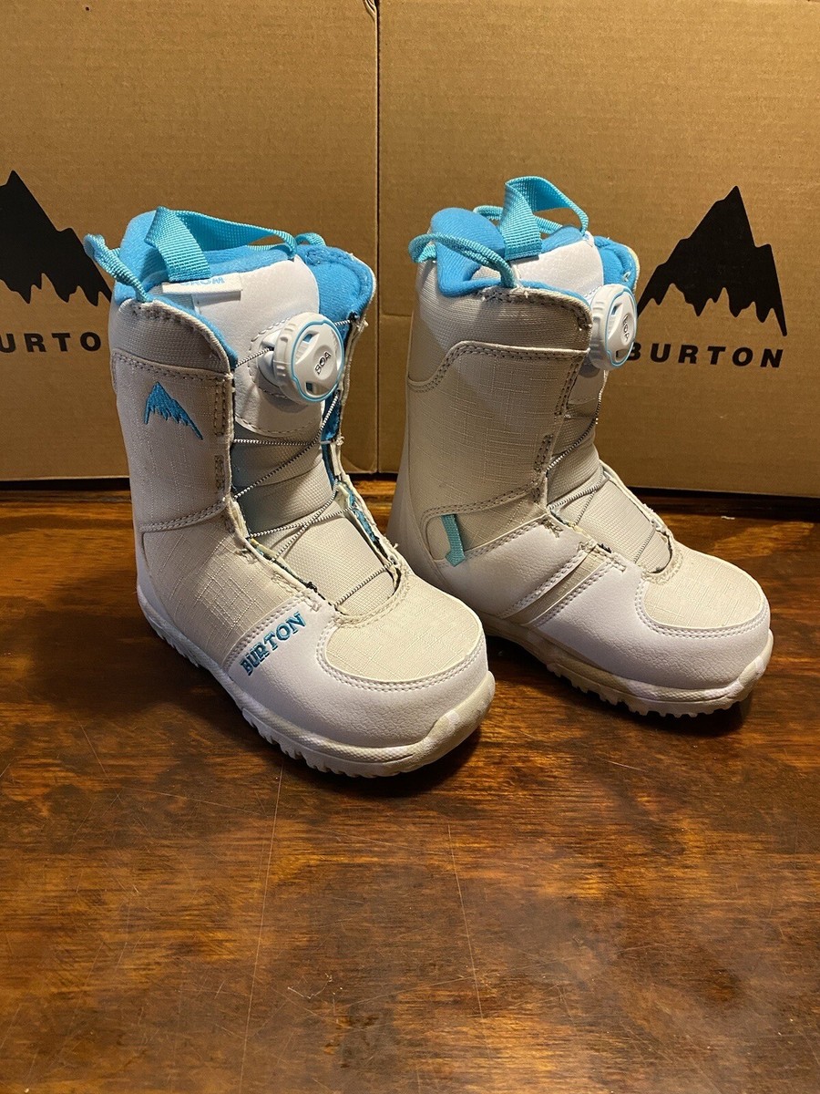 Burton Grom Boa Snowboard Boots KIDS Toddler Room To Grow Size 11k