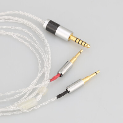 Cavo Di Aggiornamento Per Cuffie Placcato Argento Da 2,5 Mm - Foto 3