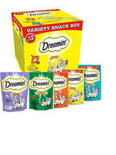 Dreamies Cat Treats Mixed Variety - Chicken Cheese Salmon Turkey & Duck 12x60g