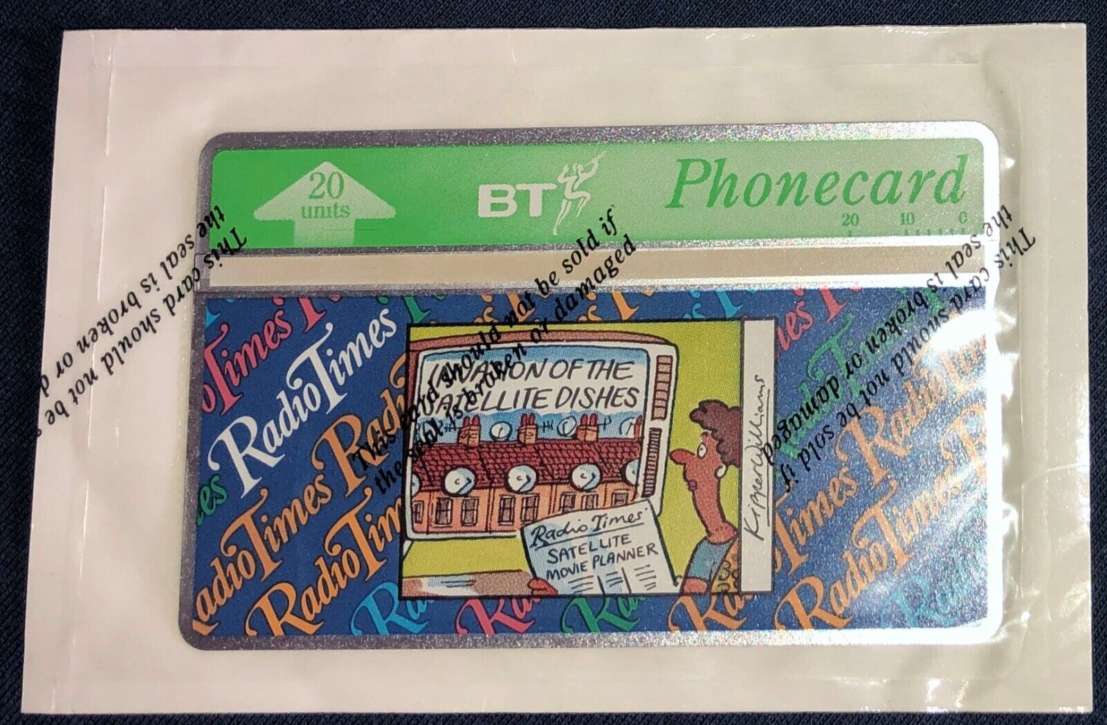 Vintage Sealed and Unused £2 BT Phonecard