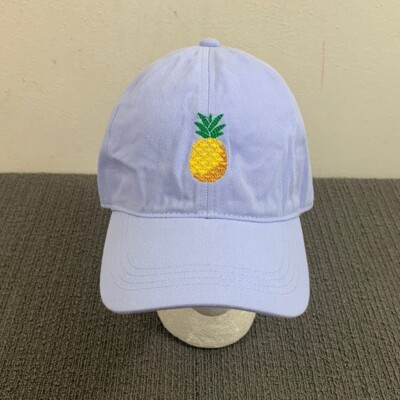 Pineapple Baseball Hat Womens OSFM Lavendar Purple Strapback Cap David and Young