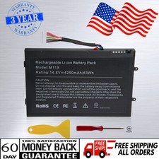 Battery for DELL Alienware M11x M14x R1 R2 R3 Series PT6V8 8P6X6 P06T P18G 63Wh