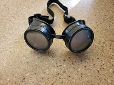 Black or Clear Steampunk Goggles for Adults and Kids, Cosplay, Festivals, etc.