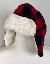 Tucker Tate Red Chili Hat, Buffalo Check Flight Check Hat 2-4 years NEW