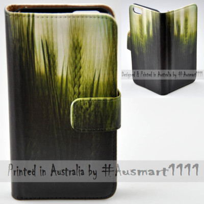 For OPPO Series - Tall Grass Theme Print Wallet Mobile Phone Case Cover