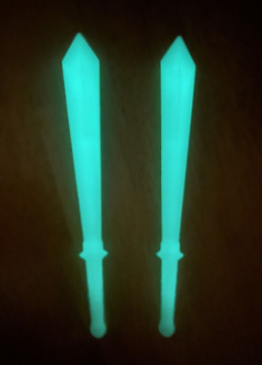 Glow in the Dark Shogun Warrior Great Mazinger Sword Pair - Jumbo Machinder