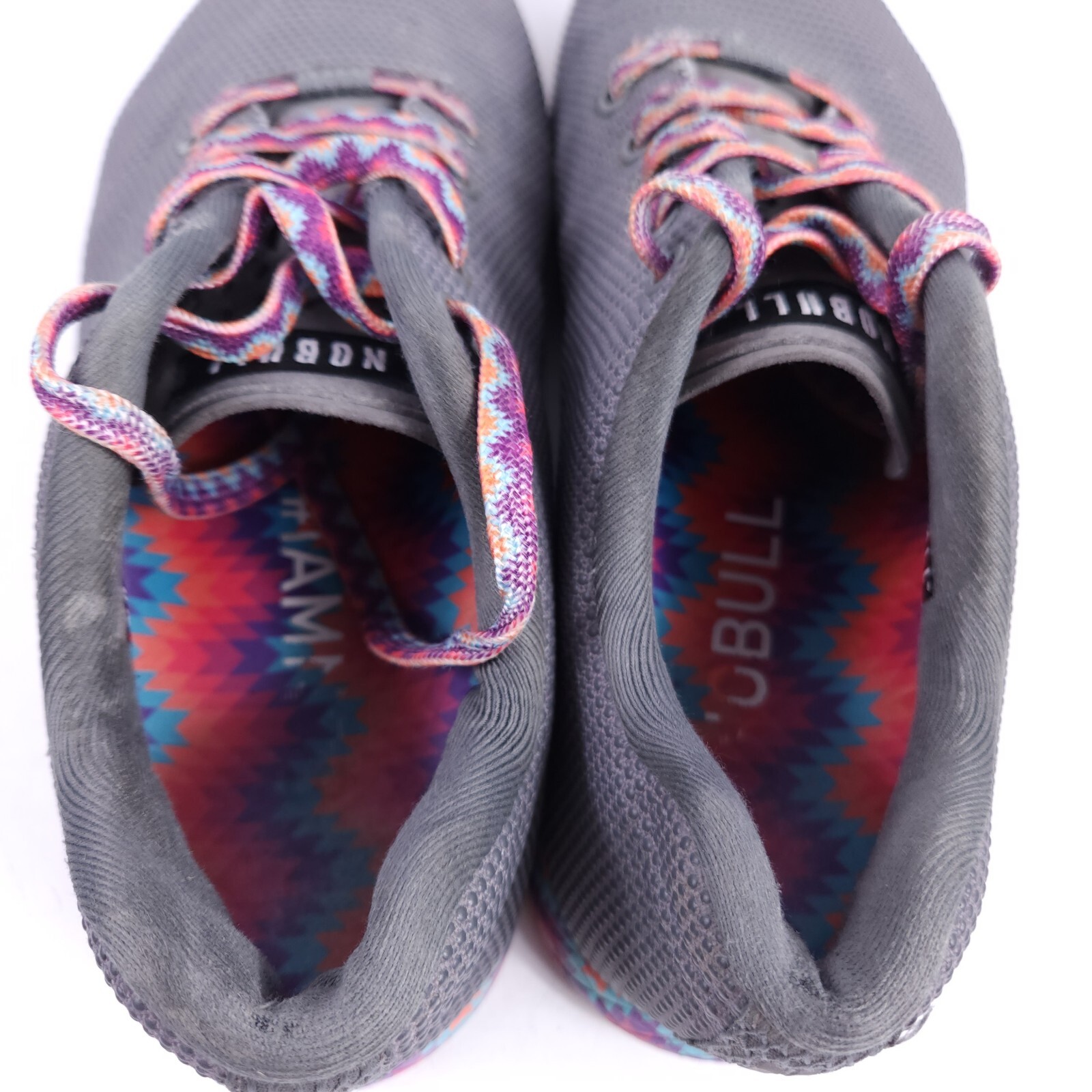 Nobull Gray PatchWork Rainbow SuperFabric Trainer… - image 4