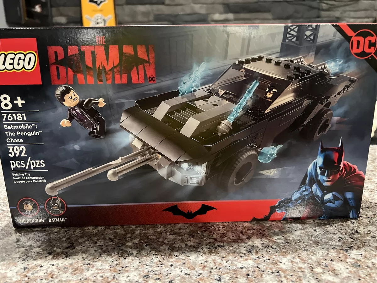 The Batman Batmobile: The Penguin Chase Lego Set 76181 DC 2022 Toy Car  Model