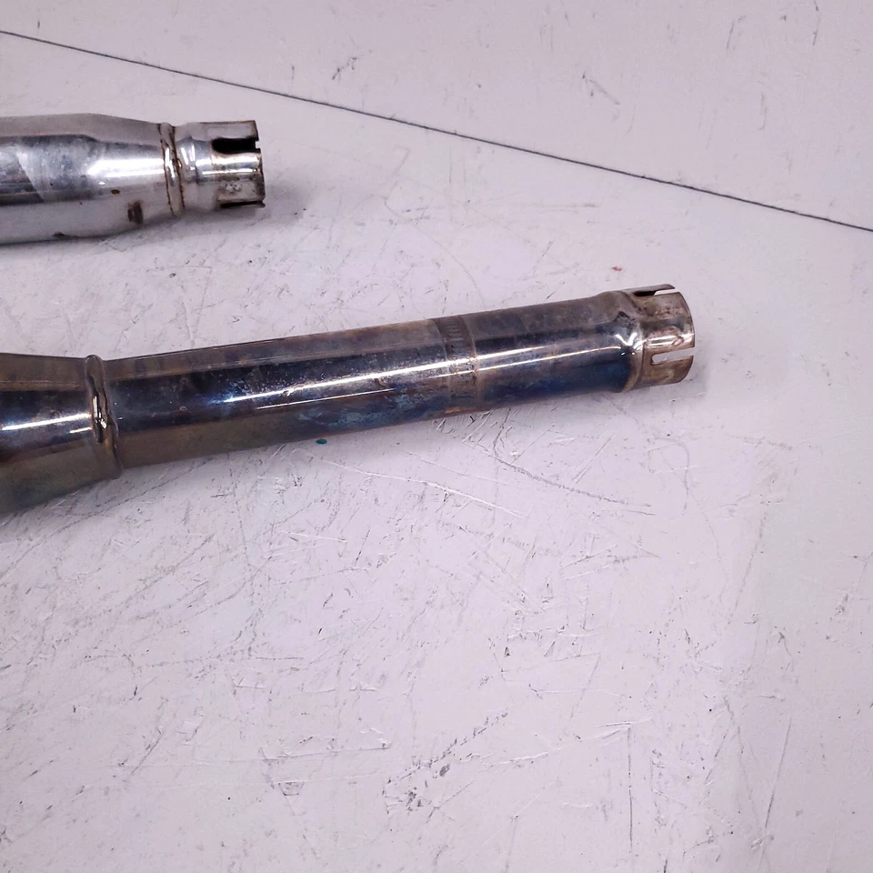 Silenciadores sin cordones Cycle Shack Harley Softail 00-04 Fat Boy Deuce MHD138SS Foto 4 de 4