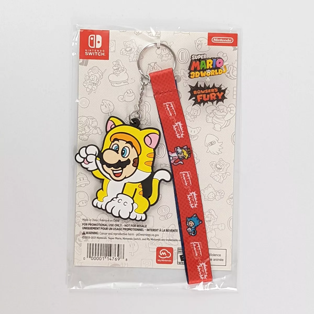 Super Mario 3D World + Bowser's Fury Cat Mario Keychain, Rewards