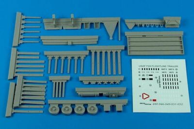 Aerobonus 480.049 - 1:48 USAF F-2A Flightl.Trailer (Steel Platform - New