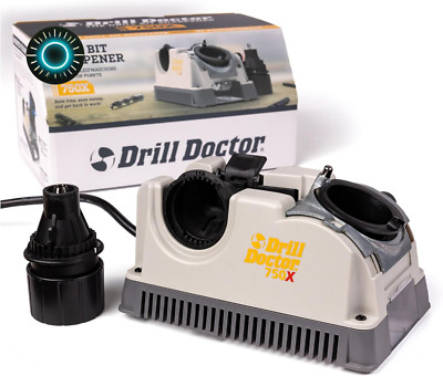 Drill Doctor DD750X Electric Drill Bit Sharpener 3/32-3/4'' High-Speed Portable