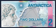 Antarktis 2 Us-Dollar 2008 Fior Von Druck - Gian 5