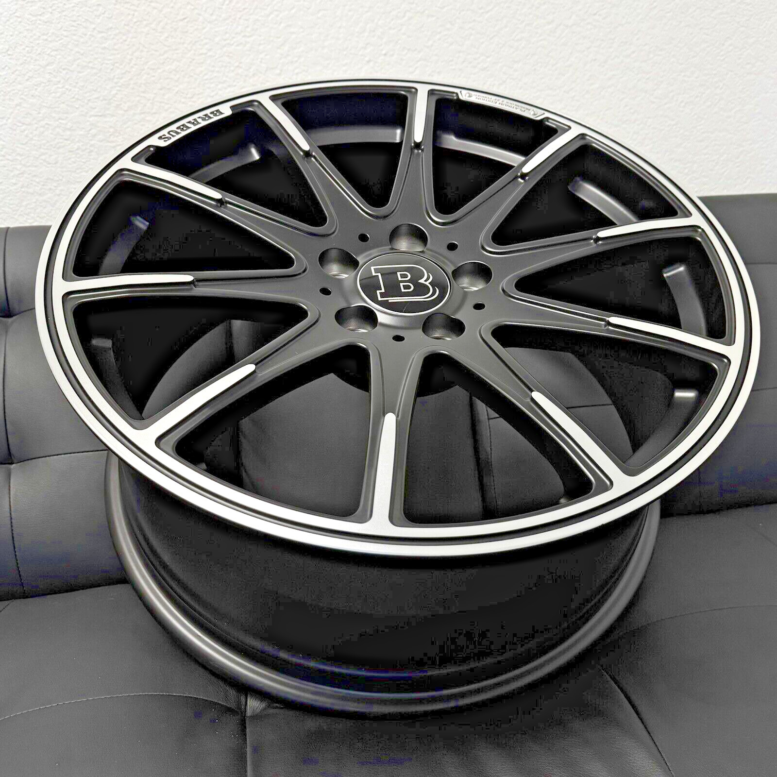 4 Wheels Mercedes Benz 19 inch 5x112 5-Spoke 19x8.5 ET40 BRABUS E CL CLK SLK C S