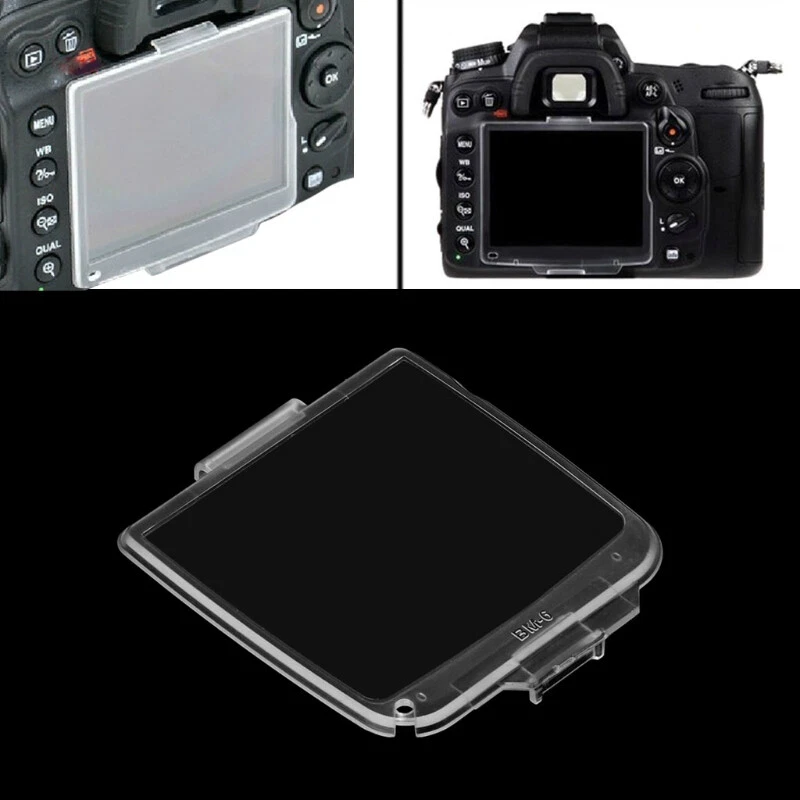 10 pcs For Nikon D200 Camera LCD Screen Hard Plastic Protector BM-6 Screen Cover - Image 4 of 4