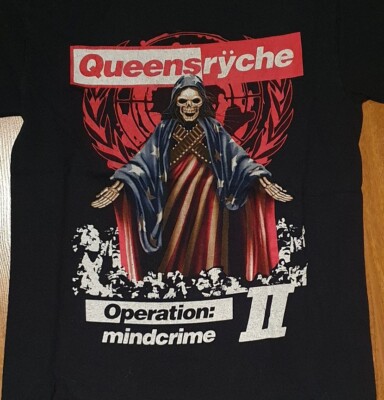 Queensryche - Operation Mindcrime II Cotton Black All Size Men Women Shirt BL327