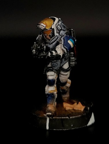 painted Ariadna Kosmoflot Ariadna Infinity collection miniature for Wargames - Picture 3 of 5