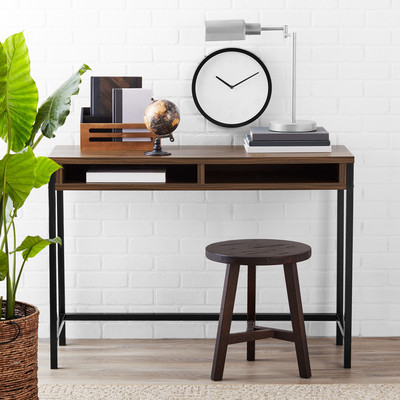 Mainstays Sumpter Park Student Desk Canyon Walnut Mainstays Sumpter Park Student Desk, Mainstays Sumpter Park Console Table Canyon Walnut