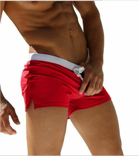 Herren Badehose Boxershorts Bademode mit Tasche Surf Strand Badeanzug - Bild 15 von 23
