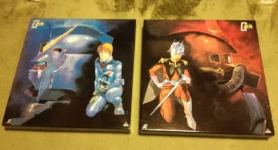 Mobile Suit Gundam LD Box Vol. 1 & 2 TV Series Laserdiscs Japan