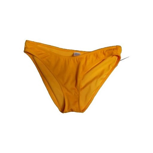 Neu mit Etikett Wild Fable hellorange Badeanzug Bikiniunterteil Größe XL 16