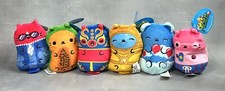 Cats Vs Pickle  Bears Vs Donuts Beanz beanbag plush With Tags LOT of 6 0184