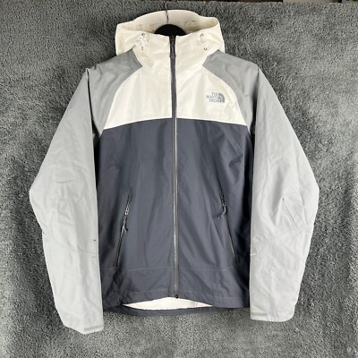 Women's The North Face Stratos Grey White Black Waterproof Jacket