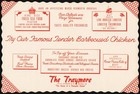 Vintage placemat THE TRAYMORE Barbecued Chicken Sea Food Montreal P.Q. Canada — photo 2