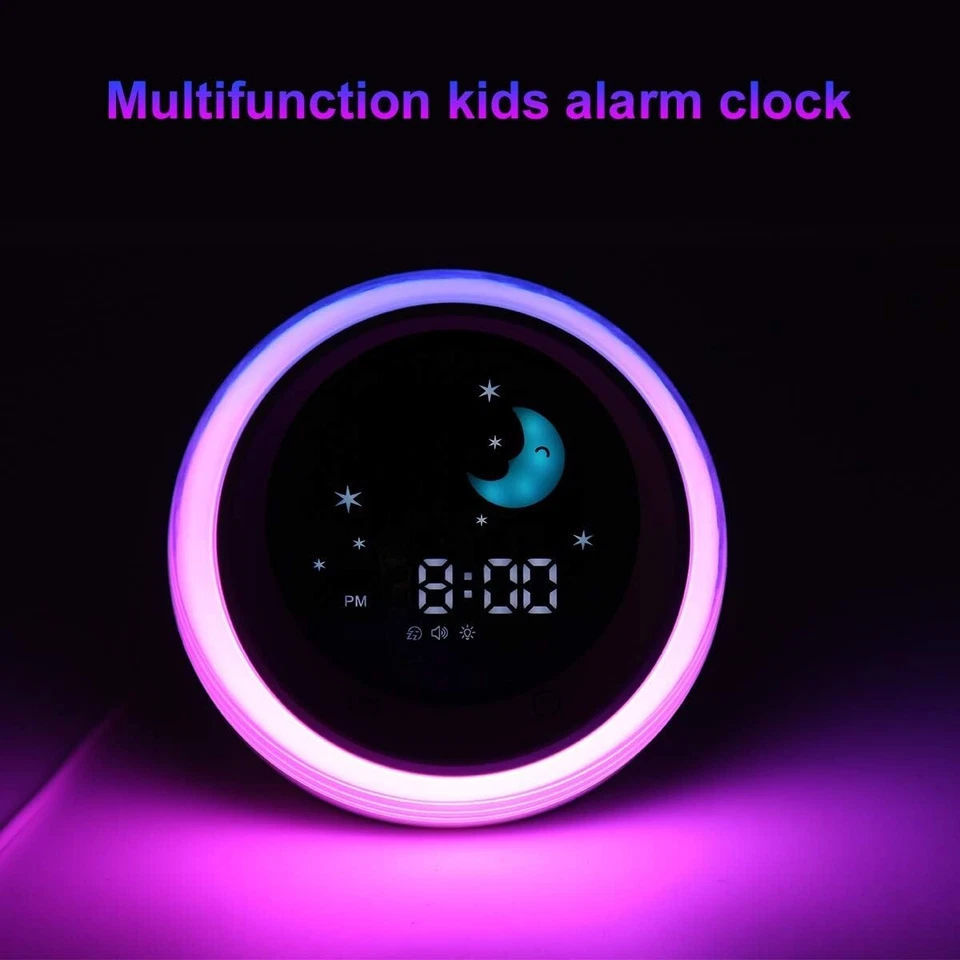I·CODE Time to Wake Alarm Clock for Kids, Children's Sleep Trainer,Wake Up Light - Image 3 of 4
