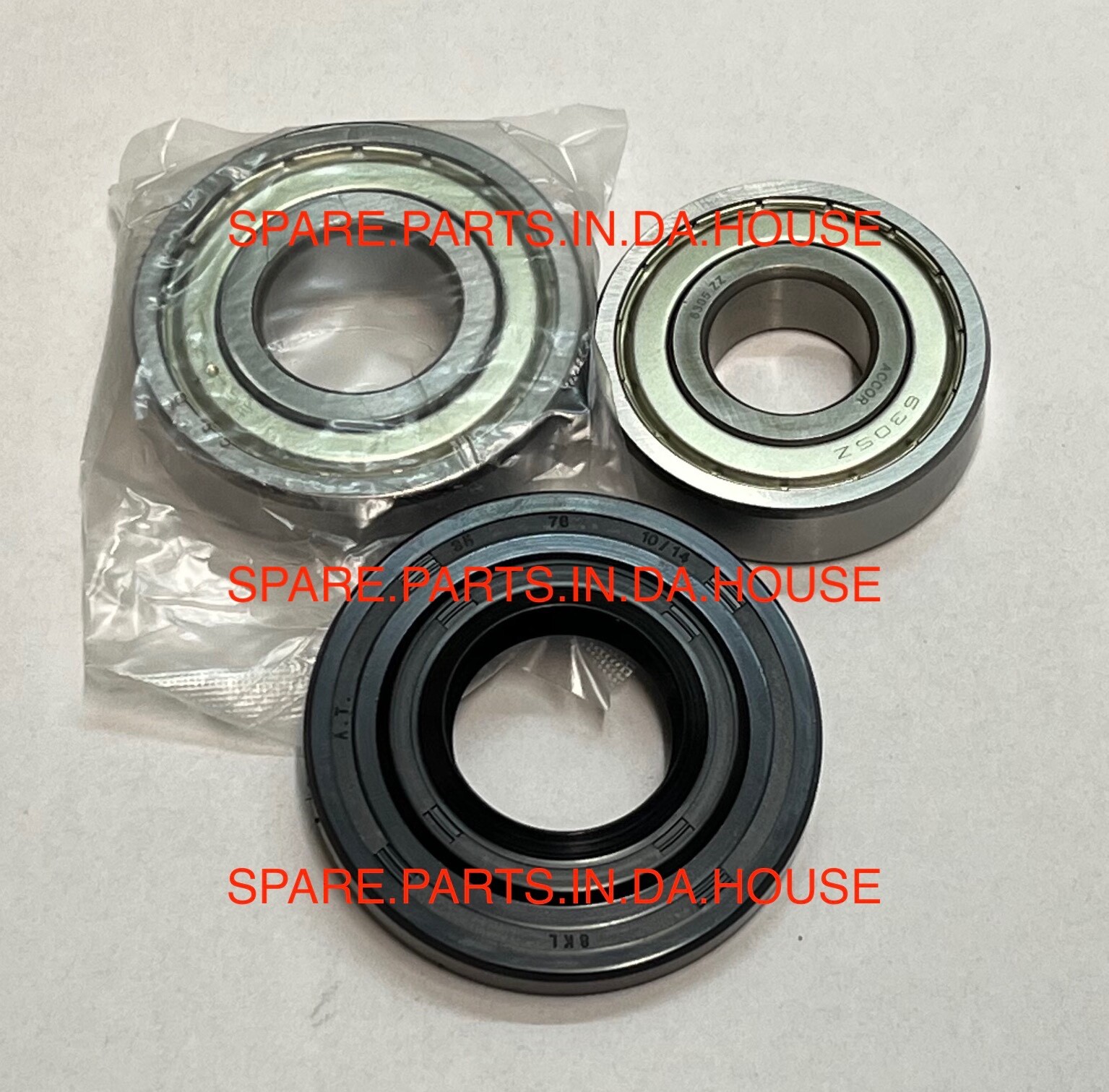 Miele Washing Machine Drum Shaft Seal & Bearing Kit W828 W829 W830 W831