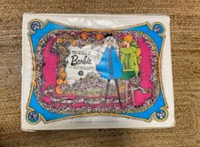 Vintage 1968 Mattel World of Barbie Double Doll Case-USA-Retro Storage Groovy