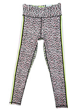 DKNY Sport Black Multicolor Confetti Print High Waist Leggings Womens Medium NWT