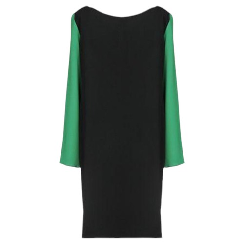 EMPORIO ARMANI U2A18T Womens Dresses Long Sleeve Regular Party Wear Black Top - Picture 2 of 6