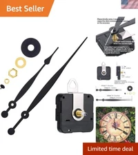 High Torque Quartz Clock Movement with 208mm Silent Spade Hands - Modern DIY Kit