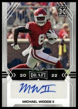2022 Leaf Draft #BA-MW2 Michael Woods II Autographs