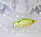 Striped Yellow Fat Cat With Green Glass Fish — photo 7