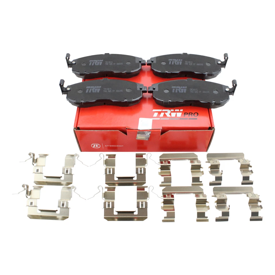 Pastillas de freno delanteras de cerámica TRW Pro para Nissan Altima Juke Sentra Infiniti G35 I30 Foto 3 de 4