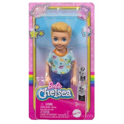 Mattel Barbie Club Chelsea Blonde Shirt And Blue Shorts Doll NEW