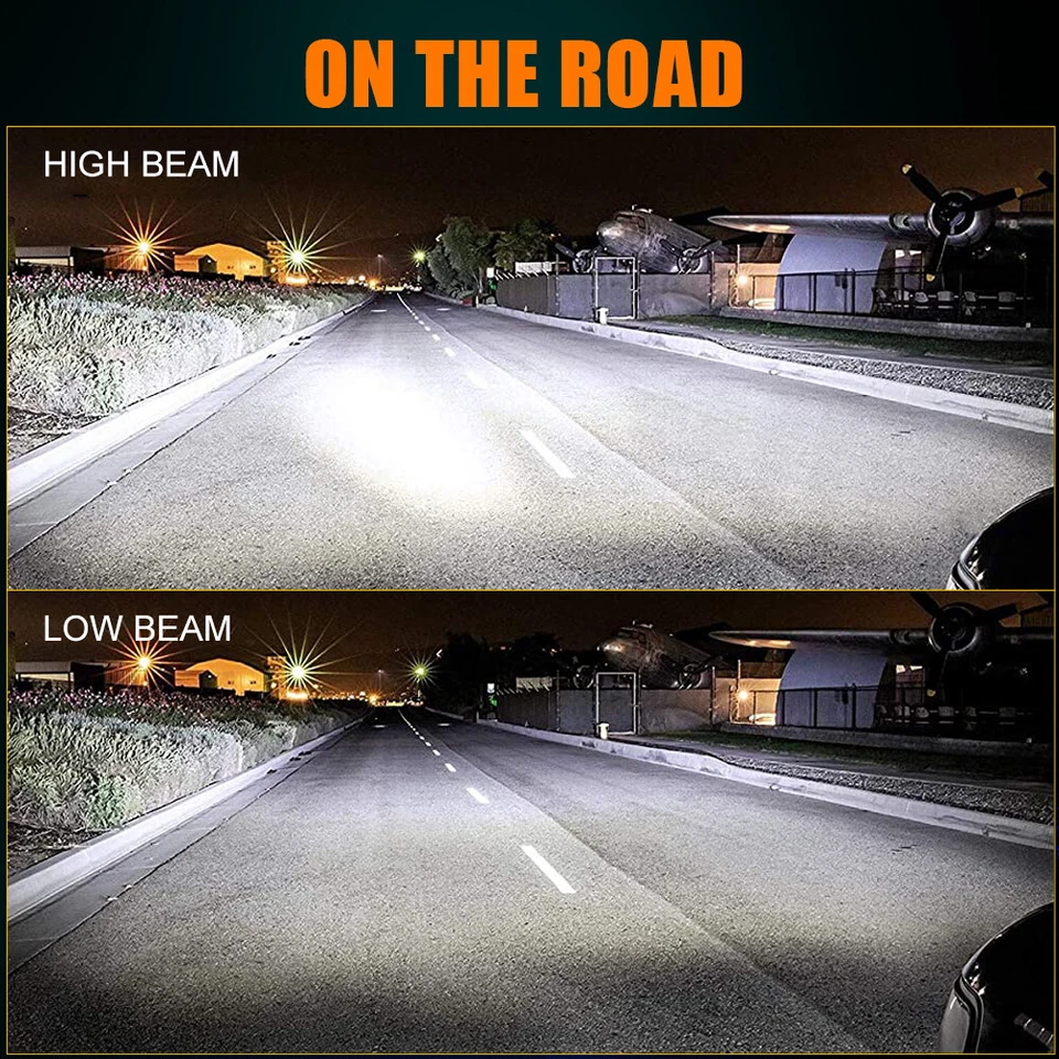 Faros LED de 4x6 pulgadas Hi/Lo Halo DRL para Chevrolet Caprice 1977 a 1986 4 piezas Foto 2 de 4