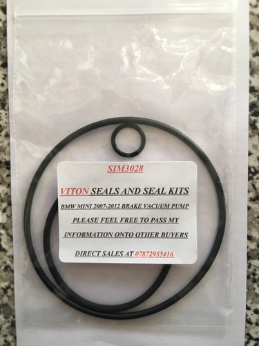 MINI 1.6 /1.4 💥VAKUUMPUMPUMPE Reseal SET R55 R56 R57 ÖLDICHTUNGSSATZ VAKUUM MINI 🇬🇧