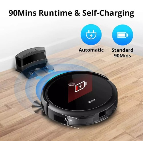 360 Robot Vacuum and Mop C50, Wet & Dry Cleaning Methods, App Remote Control - Picture 3 of 4