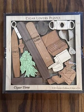 Cigar Lovers Challenge Puzzle - Wood & Acrylic Brain Teaser