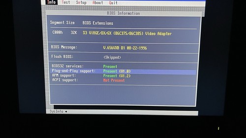 Jetway J-656VXB Ver. 2 Socket 7 with COAST Module, 16MB FPM RAM, Pentium 120MHz - Picture 14 of 16