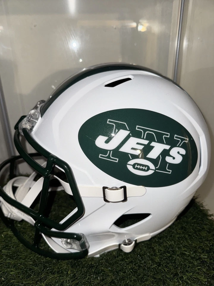 Casco réplica tamaño completo firmado/autografiado por Curtis Martin New York Jets PSA  Foto 3 de 4