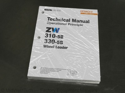 Hitachi ZW310-5B, ZW330-5B Wheel Loader Operational Principle Technical Manual