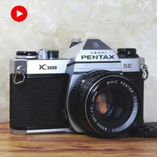 PENTAX K1000 SE + SMC Pentax 55mm f/1.8 [Excellent+/Fully Working] From Japan