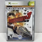 Burnout 3 Takedown XBOX (2004) CIB Platinum Hits Mint Disc Tested W/Manual